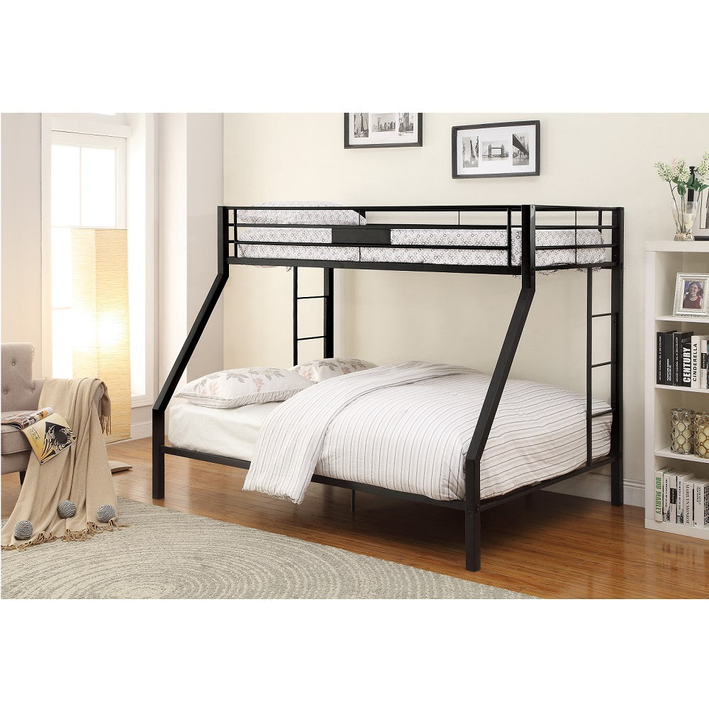 Limbra Sandy Black Finish Twin Xl/Queen Bunk Bed