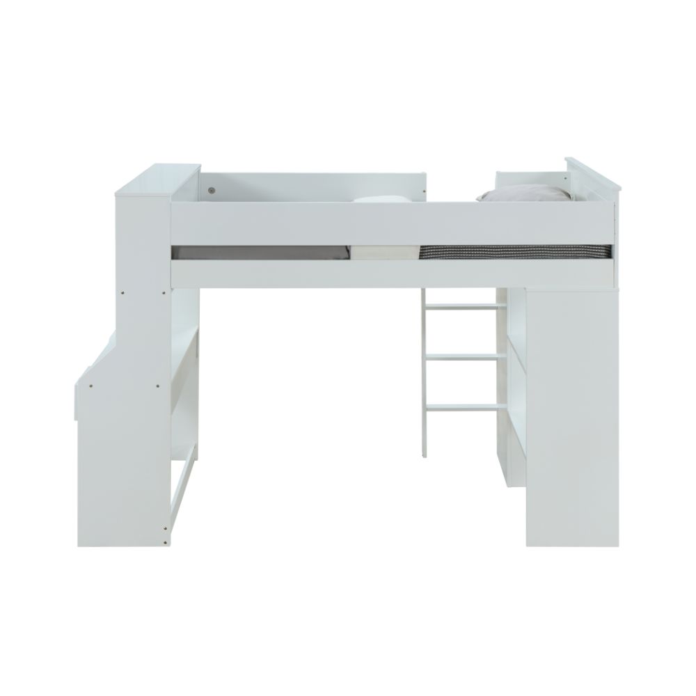 Ragna White Finish Loft Bed