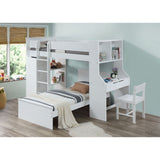 Ragna White Finish Loft Bed