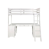 Ambar Light Gray Finish Loft Bed