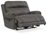 Austere Gray Oversized Recliner