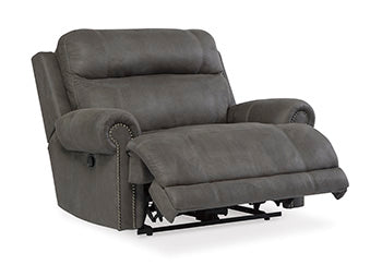 Austere Gray Oversized Recliner