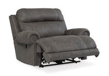 Austere Gray Oversized Recliner