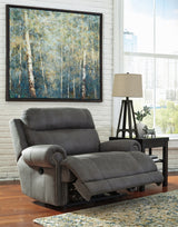 Austere Gray Oversized Recliner