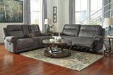 Austere Reclining Loveseat and Recliner