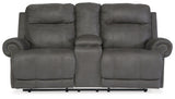 Austere Reclining Loveseat and Recliner