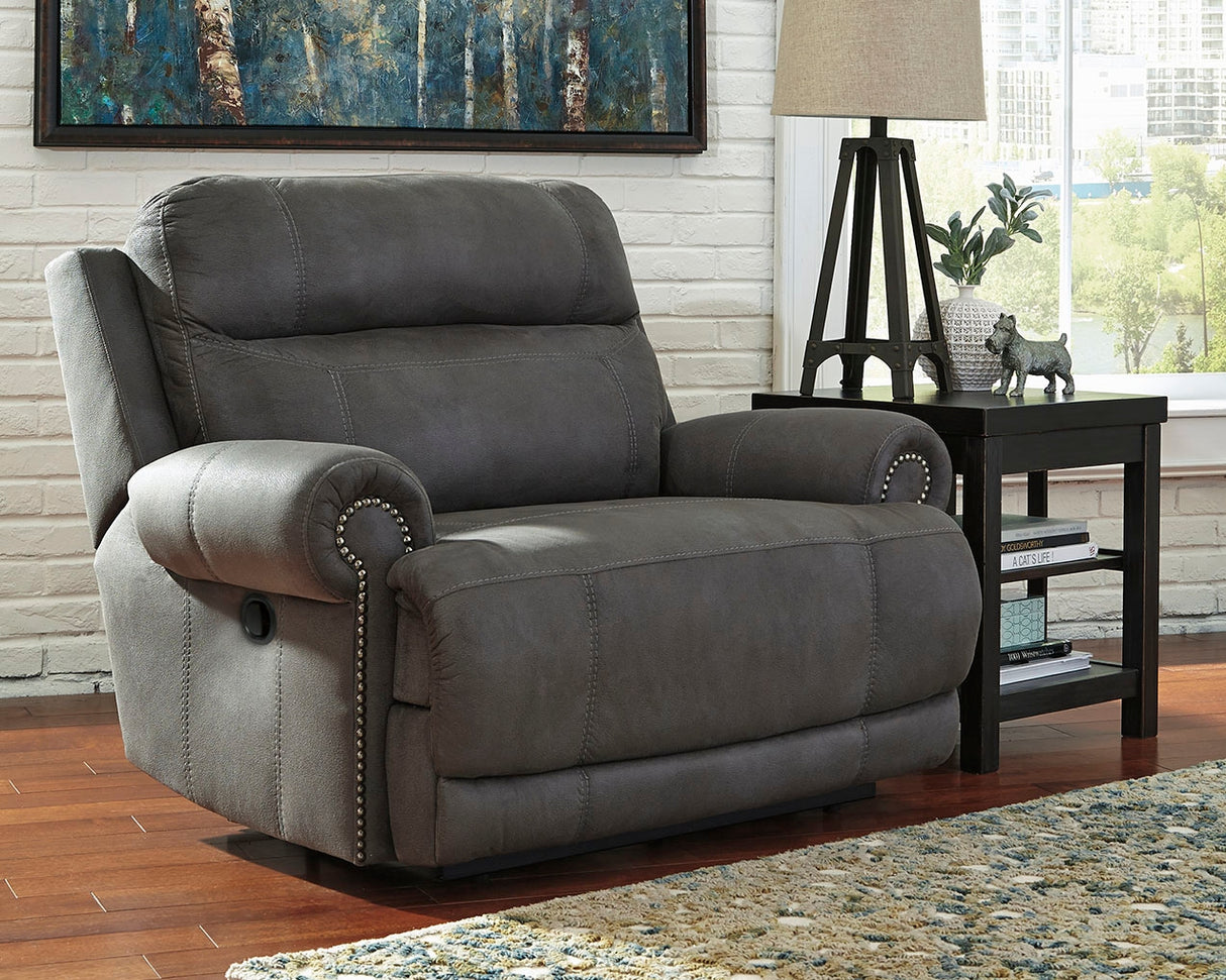 Austere Reclining Loveseat and Recliner