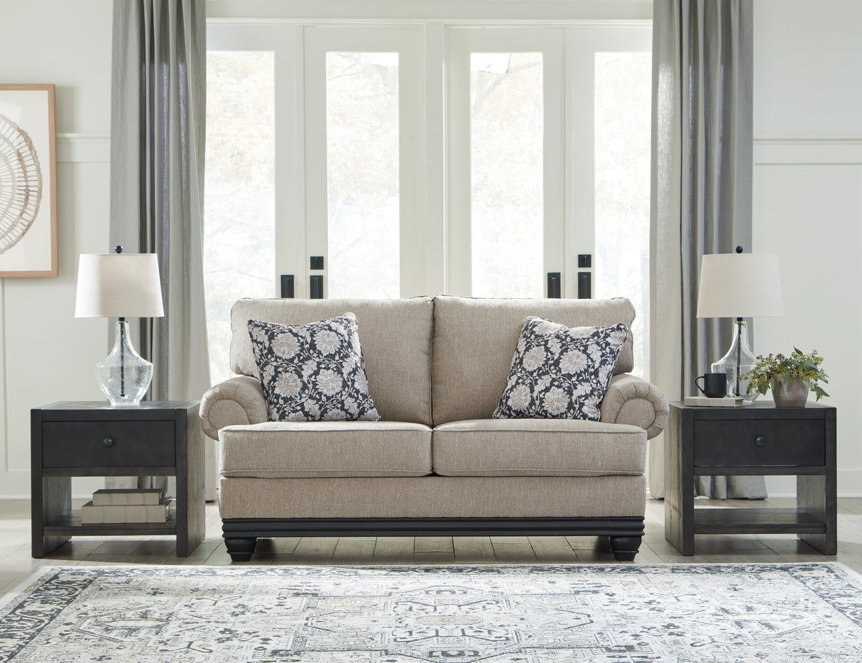 Elbiani Alloy Sofa, Loveseat, Oversized Chair And Ottoman