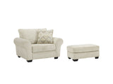 Haisley Oversized Chair and Ottoman