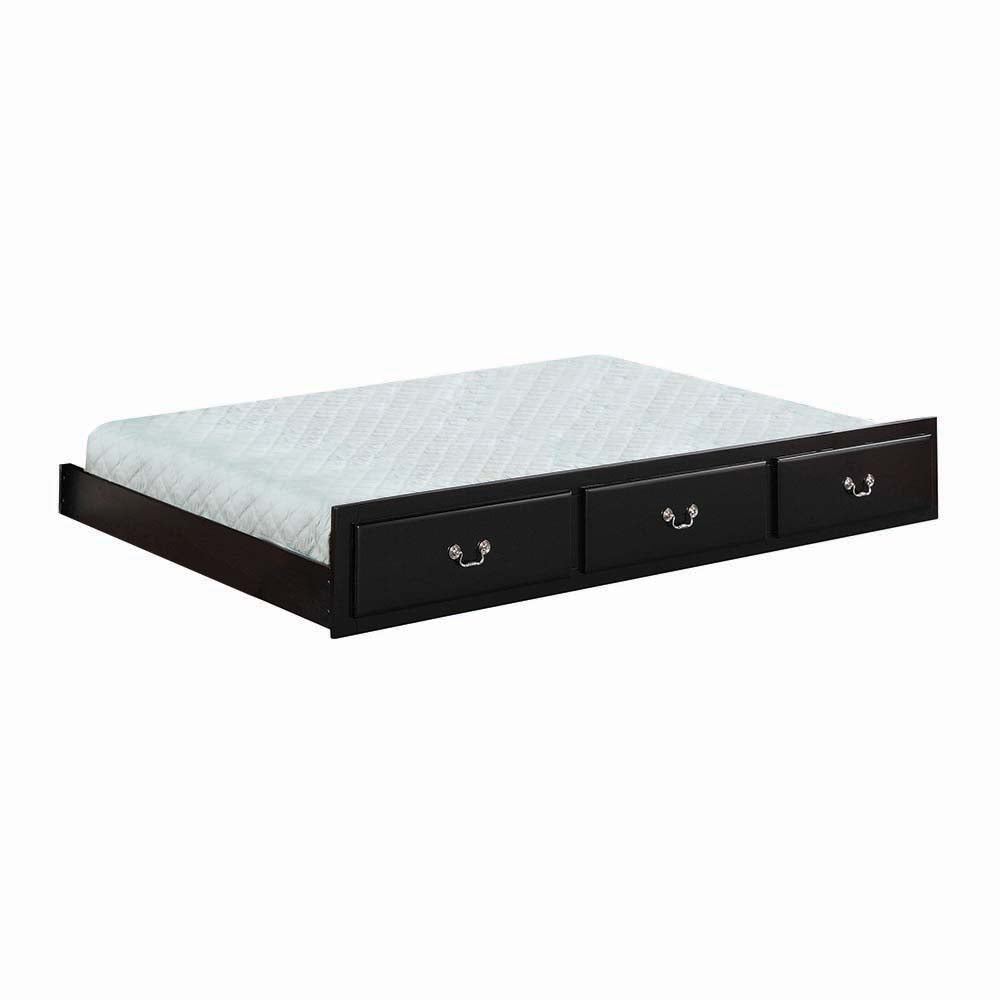 Bailee Black Finish Trundle