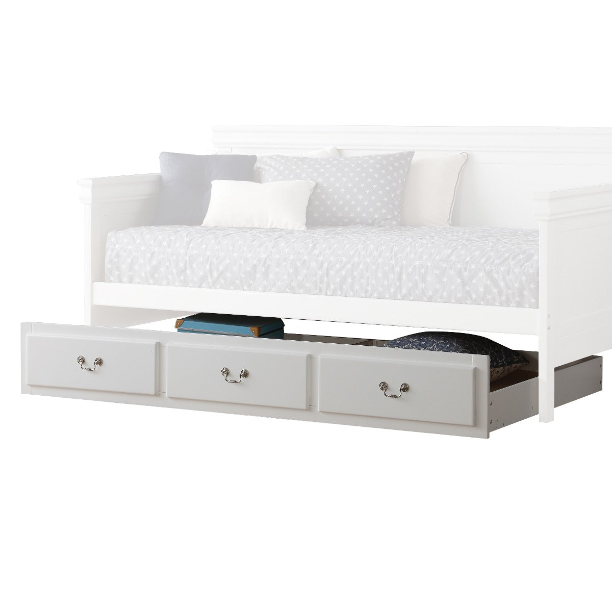 Bailee White Finish Trundle