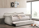 Adkins Beige Velvet Daybed