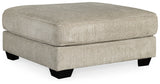 Ardsley Pewter Oversized Ottoman