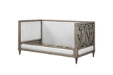 Artesia Tan Fabric & Salvaged Natural Finish Daybed