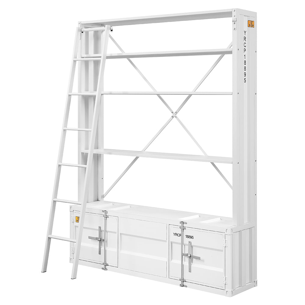 Cargo White Finish Bookshelf