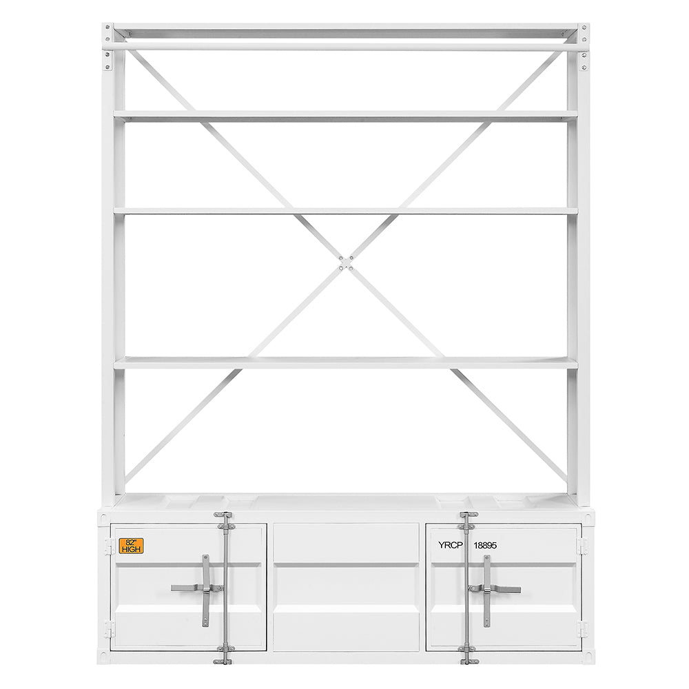 Cargo White Finish Bookshelf