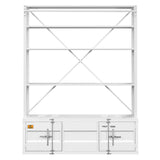 Cargo White Finish Bookshelf