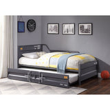 Cargo Gunmetal Finish Daybed