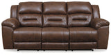 Stoneland Chocolate Reclining Sofa