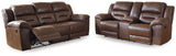 Stoneland Reclining Sofa and Loveseat