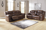 Stoneland Chocolate Reclining Sofa