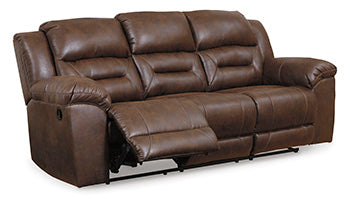 Stoneland Chocolate Reclining Sofa