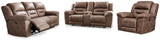 Stoneland Power Reclining Sofa, Loveseat and Recliner