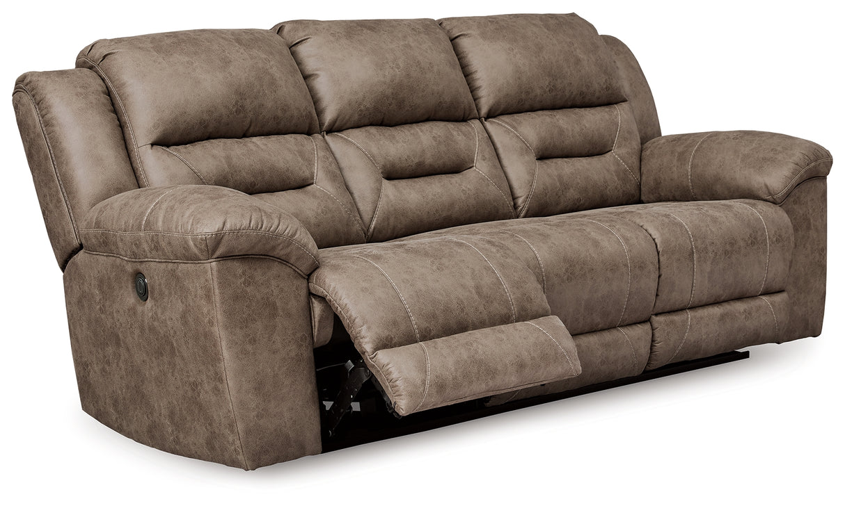 Stoneland Power Reclining Sofa and Loveseat