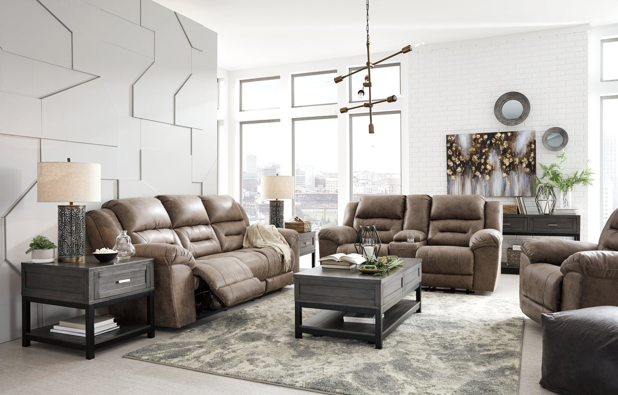 Stoneland Reclining Sofa, Loveseat and Recliner