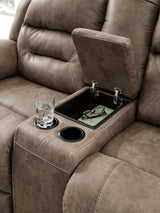 Stoneland Reclining Sofa and Power Reclining Loveseat