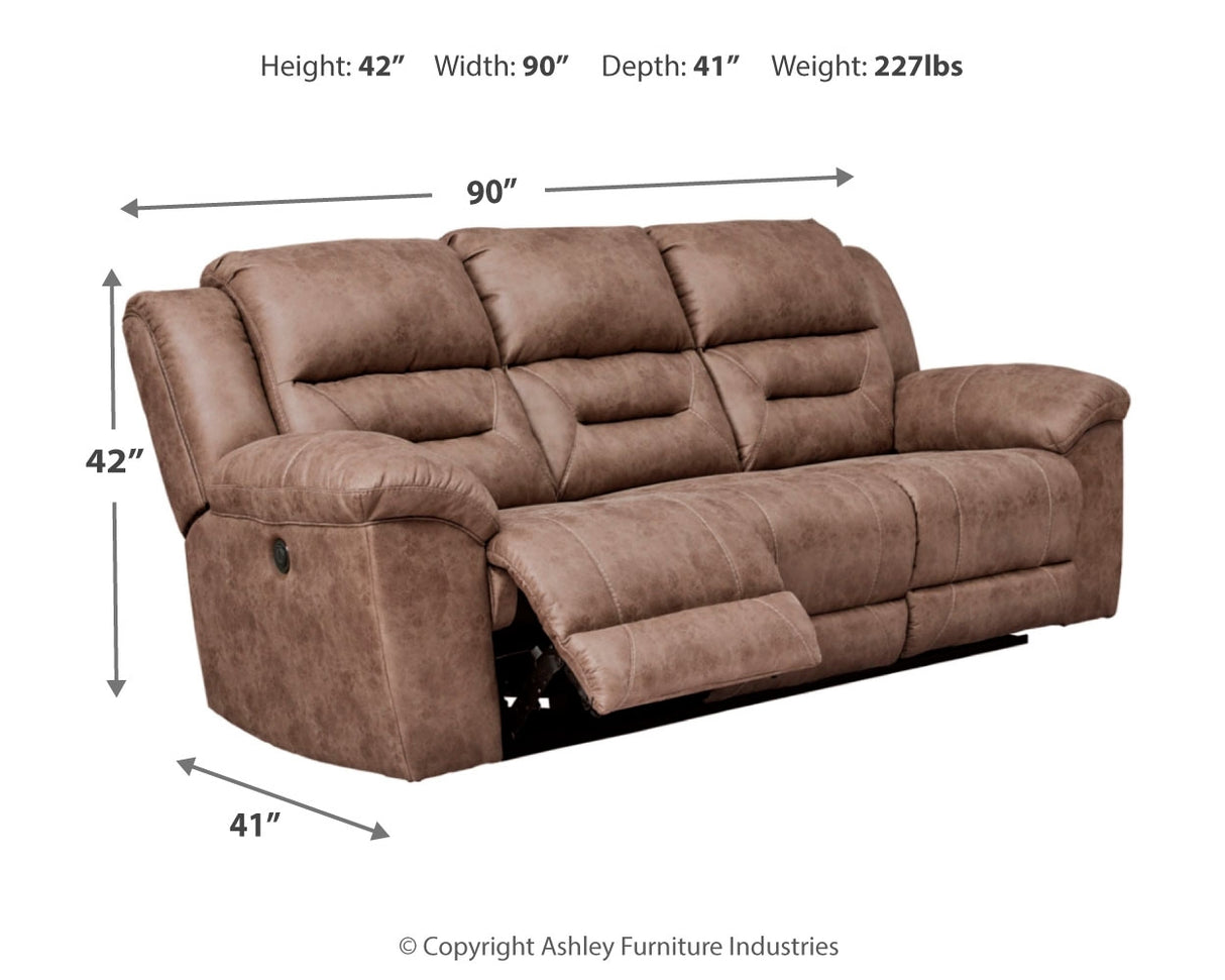 Stoneland Power Reclining Sofa, Loveseat and Recliner