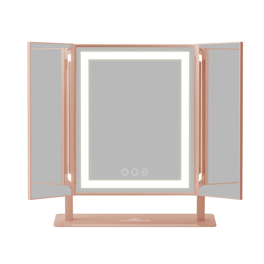 Luxury Trifold LED Tri-Tone Makeup Mirror