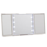 ReveaLight Trifold LED Compact Mirror with Flip Stand