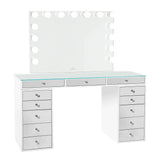 SlayStation® Pro 2.0 Mirrored Tabletop + Vanity Mirror + 5 Drawer Units Bundle