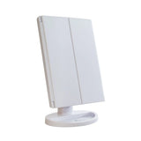 Touch Trifold Dimmable LED Makeup Mirror