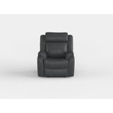 Yerba Brown Microfiber Lay Flat Reclining Chair