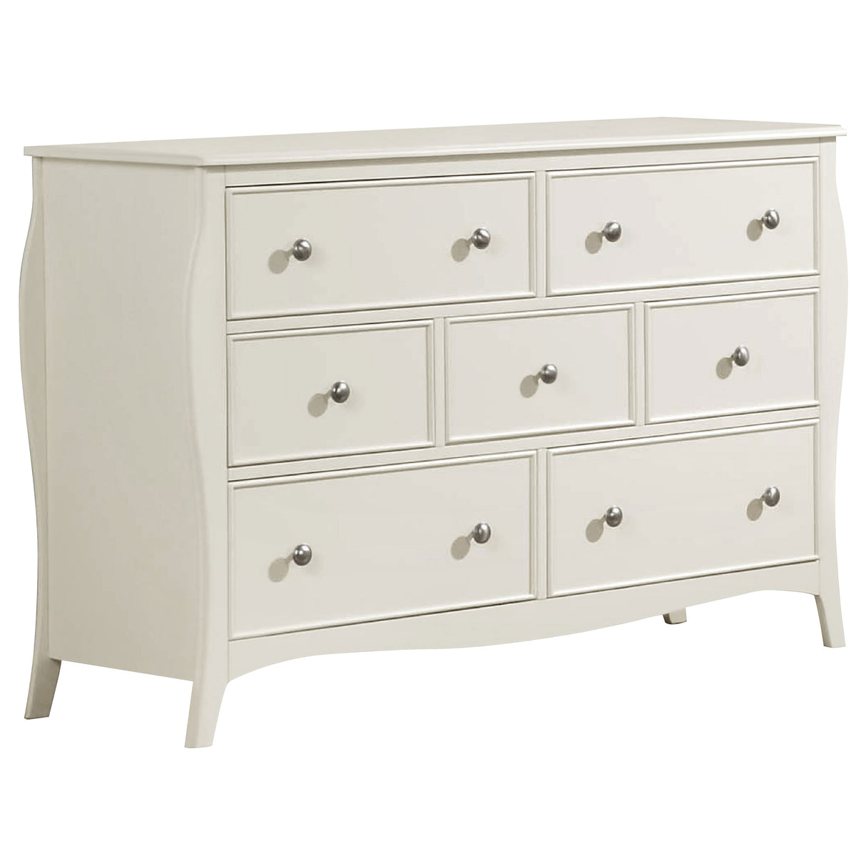 Dominique Cream White 5-Piece Twin Bedroom Set