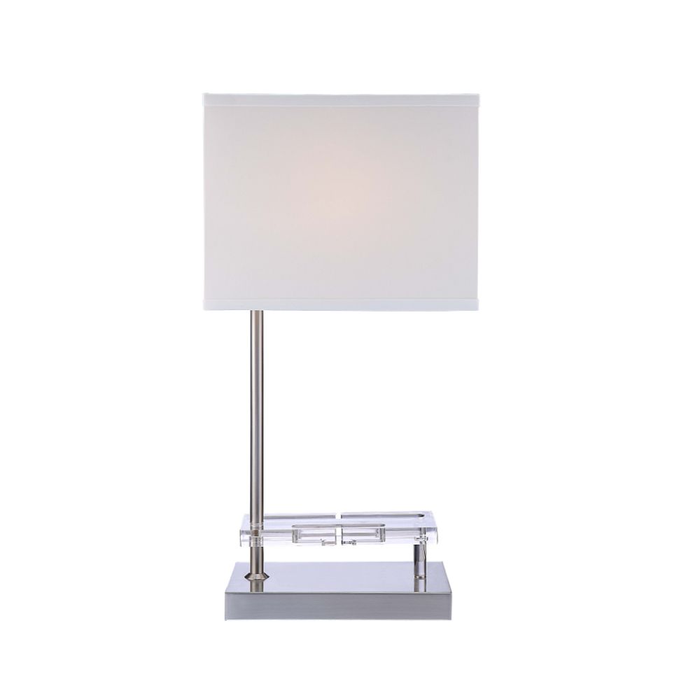 Britt Sandy Nickel Finish Table Lamp