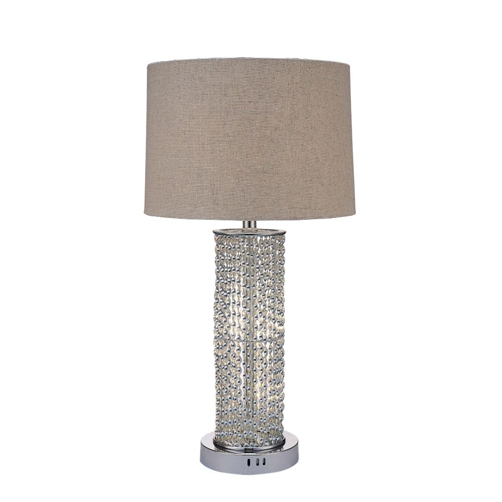 Britt Chrome Finish Table Lamp