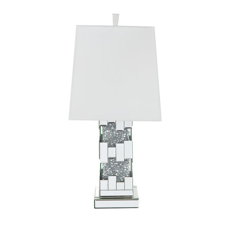 Noralie Mirrored & Faux Diamonds Table Lamp