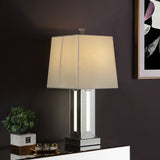 Noralie Mirrored & Faux Stones Table Lamp