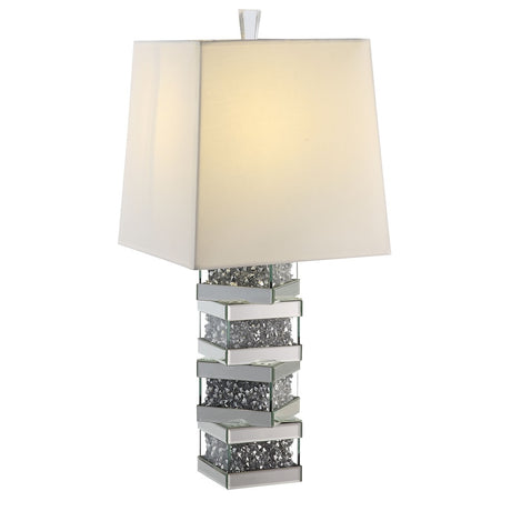 Noralie Mirrored & Faux Diamonds Table Lamp