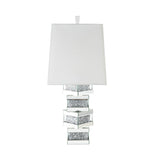 Noralie Mirrored & Faux Diamonds Table Lamp