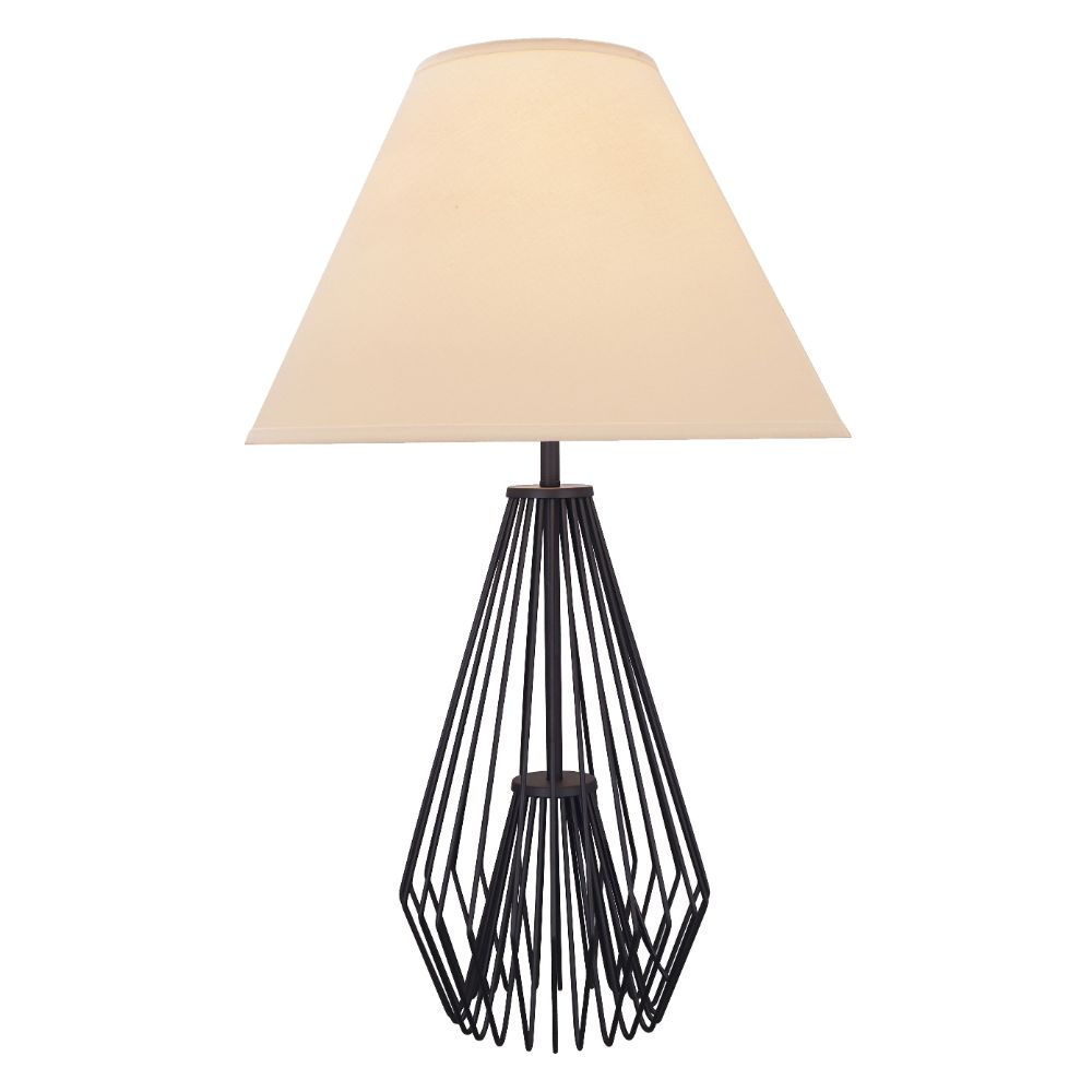 Masumi Black Finish Table Lamp