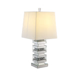 Noralie Mirrored & Faux Diamonds Table Lamp