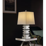 Noralie Mirrored & Faux Diamonds Table Lamp