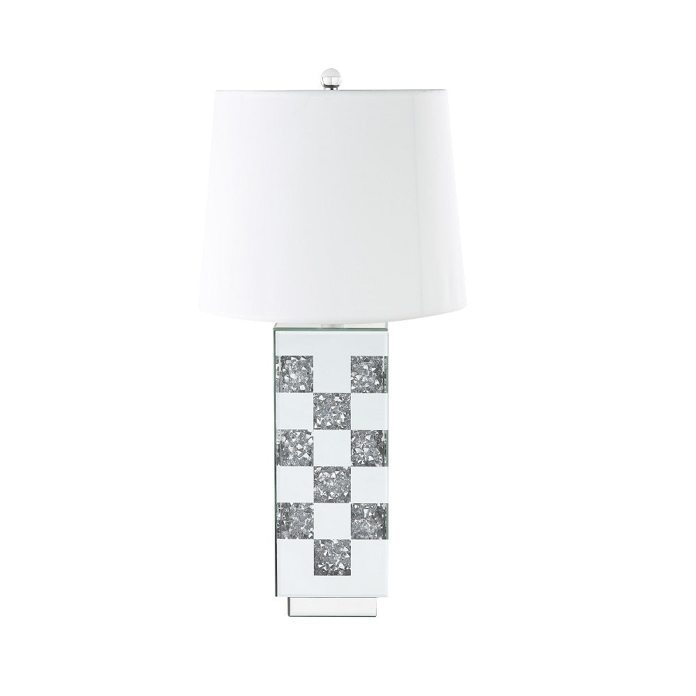 Noralie Mirrored & Faux Diamonds Table Lamp