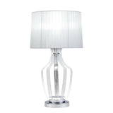 Mathilda Clear Acrylic & Chrome Finish Table Lamp