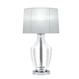 Mathilda Clear Acrylic & Chrome Finish Table Lamp