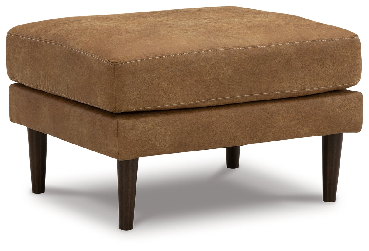 Telora Caramel Sofa, Loveseat, Chair And Ottoman